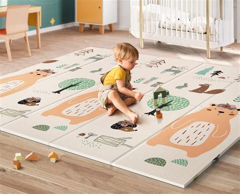 Uanlauo Foldable Baby Play Mat Extra Large Waterproof