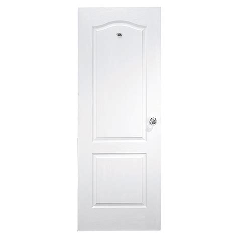 Metrie Interior Door 2 Panels Textured Surface Primed Finish