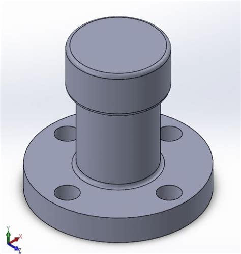 Flange Shaft Solidworks Part Thousands Of Free Autocad Drawings