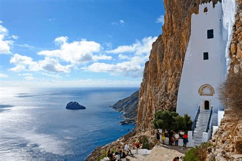 Monastery of Hozoviotissa in Amorgos island Greece