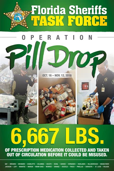 FSA Operation Pill Drop Safely Disposes Of Nearly 7 000 Pounds Of