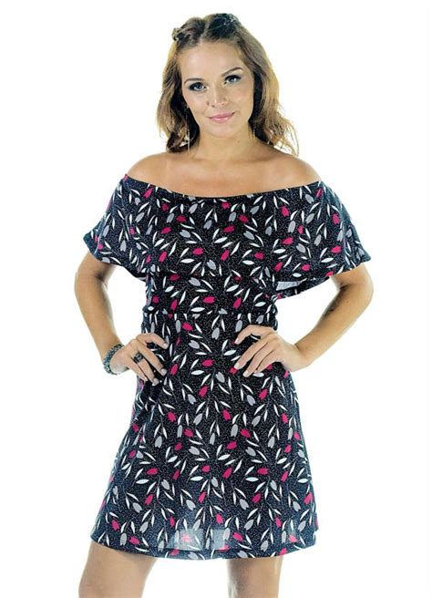 Vestido Ciganinha Babado Floral Queima De Estoque