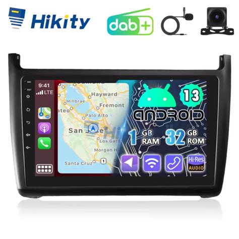 Carplay Dab Android Autoradio Gps Navi Wifi Rds Bt F R Vw Polo R C