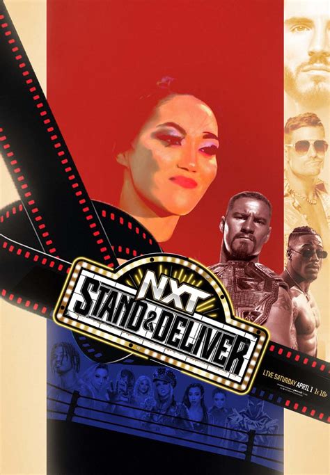 Wwe Nxt Stand And Deliver 2023 Poster By Theimaginativehobbyist