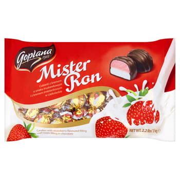 Goplana Mister Ron Krem O Smaku Truskawkowym I Krem Mietankowy W