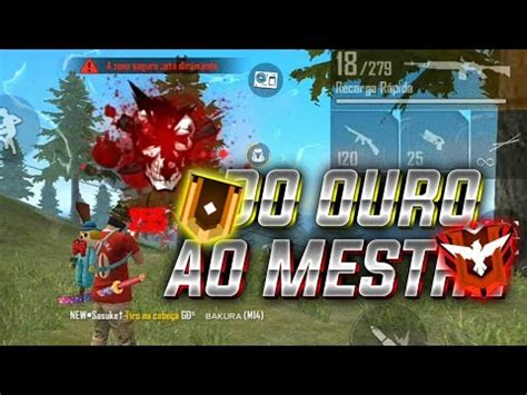 Do Ouro Ao Mestre Solo Temporada Sem Dobro De Ponto Free Fire