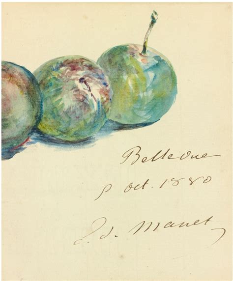 Edouard Manet Plums 1880 Edouard Manet Manet Art Day