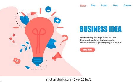 Creativity Business Idea Concepts Big Bulb Stock Vector Royalty Free