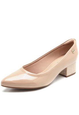 Scarpin Modare Verniz Nude Compre Agora Dafiti Brasil