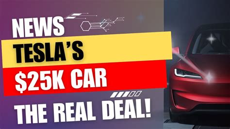 Teslas 25k Car Unveiled The Real Deal YouTube