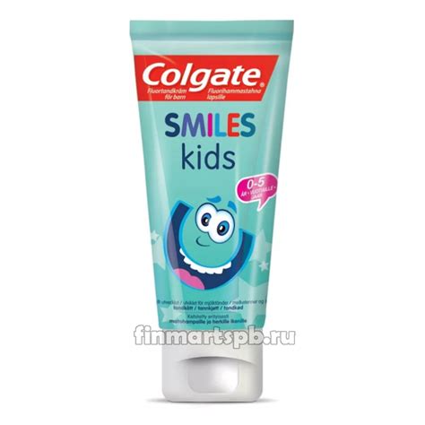Зубная паста для детей Colgate Smiles kids, 50 мл. | Товары из Финляндии