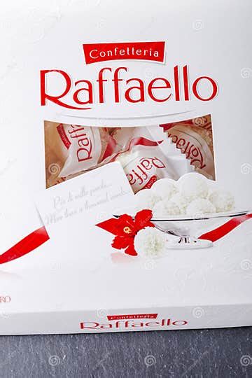 Raffaello Ball Shaped Candies Editorial Photo Image Of Chocolate