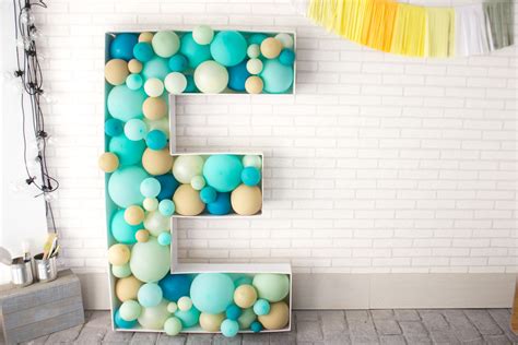 C Mo Hacer Letras Y N Meros D Gigantes Para Rellenar Con Globos