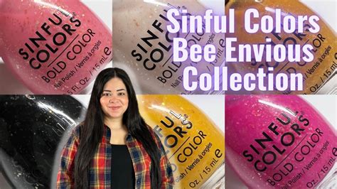 Sinful Colors Bee Envious Collection Janixa Nail Lacquer Therapy