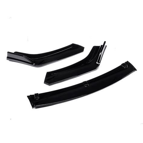 Lip spoiler frontal de 3 piezas Universal para sedán VisualCar cl