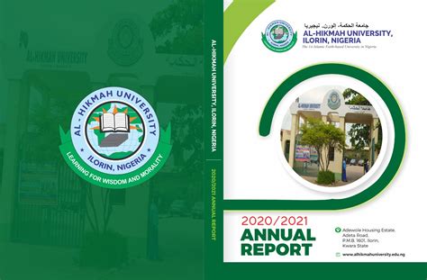 AL-HIKMAH ANNUAL REPORT – Al-Hikmah University, Ilorin – Learning for ...