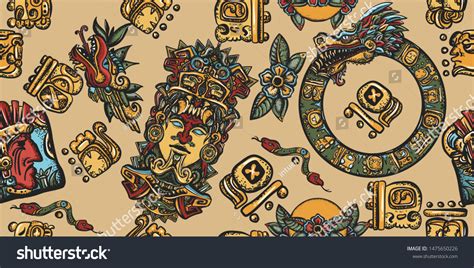 Ancient Mexican Art Tattoos