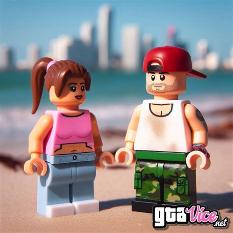 Jason And Lucia Beach Lego Concept Art Ai Generated By Psy Gtavice Net