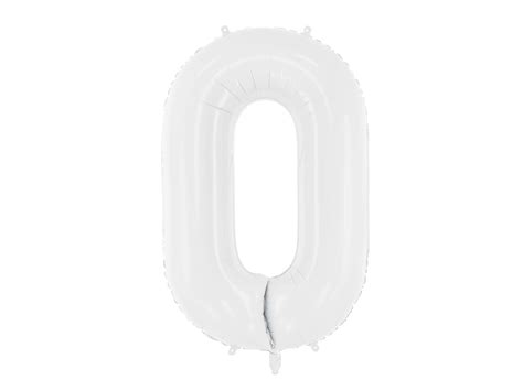Ballon Géant Chiffre 0 Blanc La Boite à Dragées Livraison 2448h