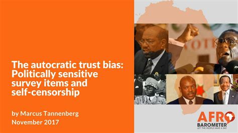 WP176 The Autocratic Trust Bias Politically Sensitive Survey Items