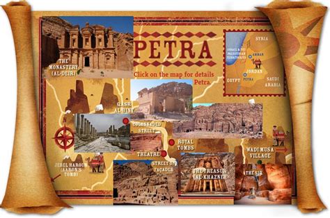 Map of Petra | Petra jordan, Egypt, Map