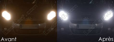 Pack De L Mparas De Luces Faros Xen N Efecto Para Peugeot