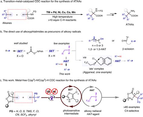 Metal free photoinduced C sp3 H C sp3 H cross coupling to access α