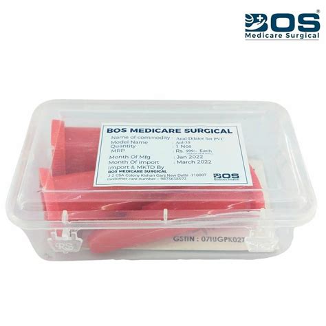 Pvc Anal Dilator At Piece Dilators In New Delhi Id