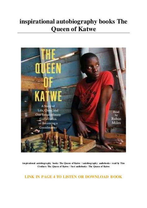 Inspirational Autobiography Books The Queen Of Katwe