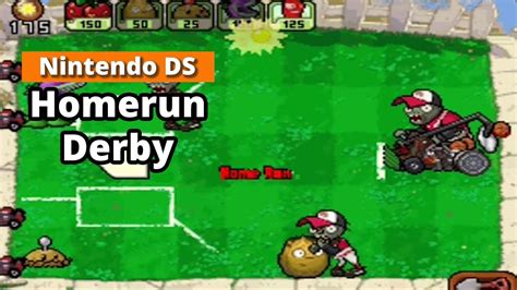 Plants Vs Zombies Nintendo Ds Mini Game Homerun Derby Youtube