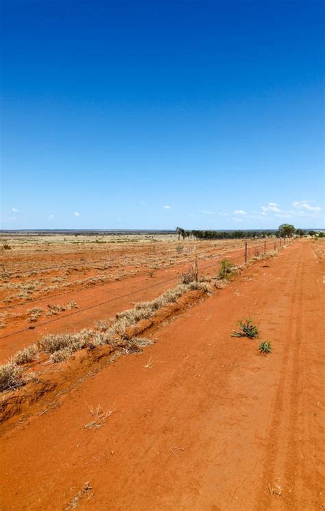 Queensland Outback Parched Landscape Stock Image Image Of