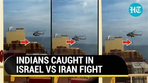 Iranian Commandos Capture Russian Indian Pak Crew Onboard Israel