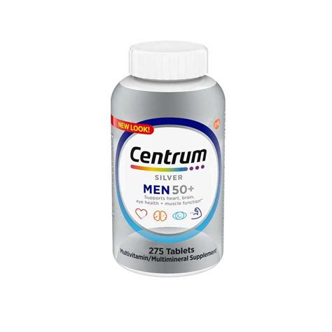 Centrum Silver 50 For Men Multivitamin Multimineral 275 Tablets Ehavene