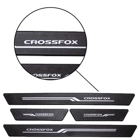 Jogo De Soleiras Do Crossfox 2005 A 2022 Plastico 4 Portas Original Grid