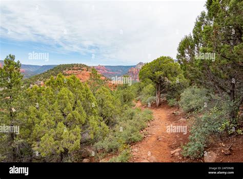 Beautiful Nature Landscape Of The Famous Sedona At Arizona Stock Photo