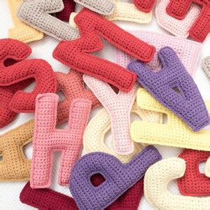 Letter N Crochet Pattern Stuffed Amigurumi Capital Letters Crochet