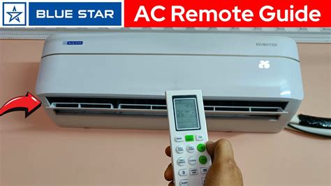 Bluestar AC Remote 2024 Bluestar AC Remote Function In Hindi Blue