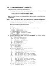 Configuring Extended Acls Scenario Instructions Docx Part