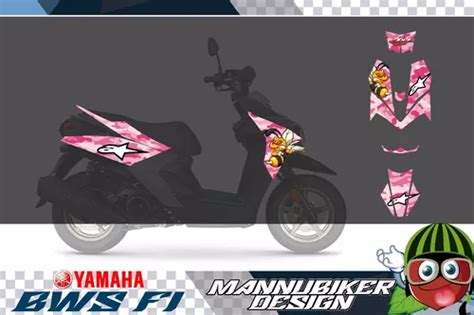 Bws Fi Yamaha Calcas Vinil Skins Wrap Stiker Laminado Enduro Meses