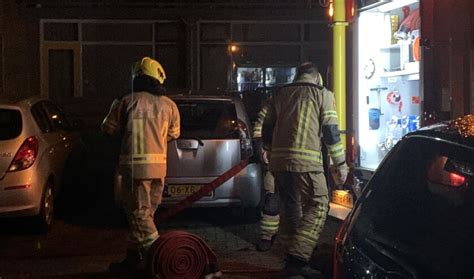 Brandweer Rukt Uit Voor Brand In Plastic Container Aan David Van