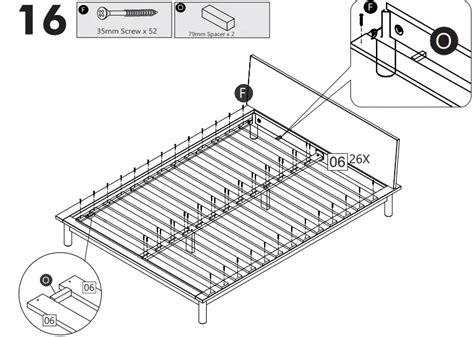 Habitat Akio Double Platform Bed Frame Instruction Manual