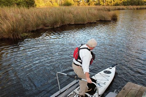 The Yak A Launcher Is An Easy Kayak Entry Device For The Elderly Or