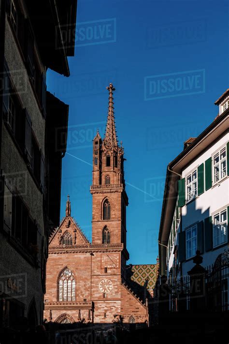 The Towers Of Basel Minster Stock Photo Dissolve