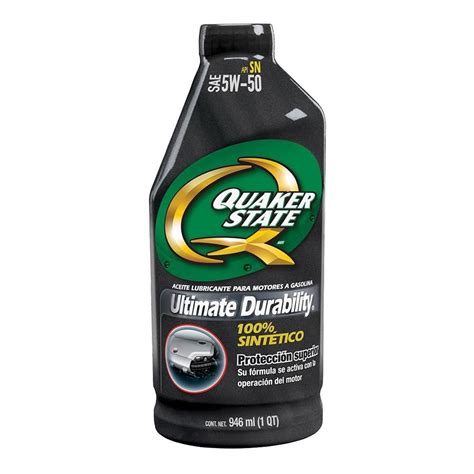 Aceite Quaker State Ultimate Durability W De Ml Walmart