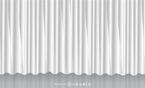 White Vector Curtain Vector Download