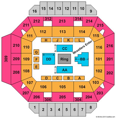 Dee Events Center Seating Chart Pe