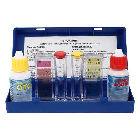 Pool Test Kit Spa Pool Ph Strips Swimming Pool Ph Tester Hot Tub Ph