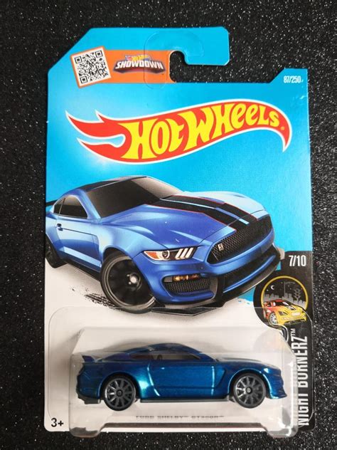 Hot Wheels Ford Shelby GT350R Blue First Edition Hobbies Toys Toys Games On Carousell