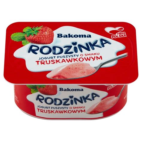 Bakoma Rodzinka Jogurt Puszysty O Smaku Truskawkowym 70 G Zakupy