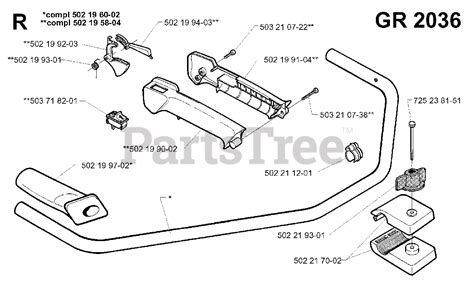 Jonsered Gr Jonsered String Trimmer Handle Controls